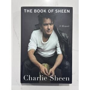 Charlie Sheen The Book Of Sheen: A Memoir (Signed Book) Hardcover AUTOGRAPHED #3